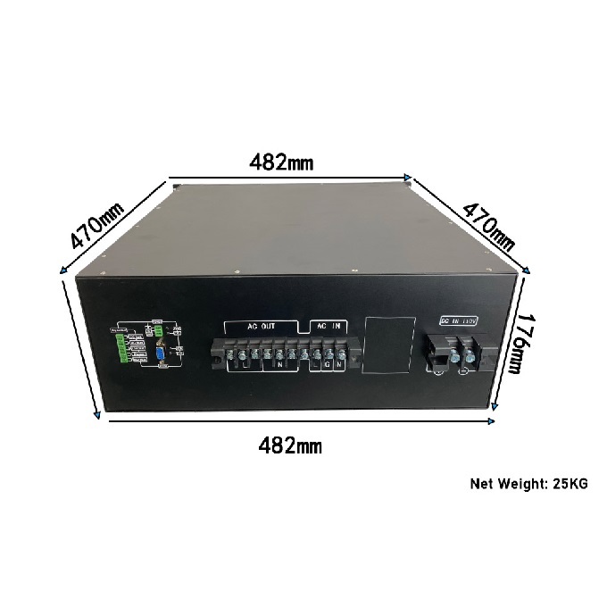 12博官网通讯逆变器电源DC 48V转AC 220V-8KVAR 高频纯粹弦波逆变器